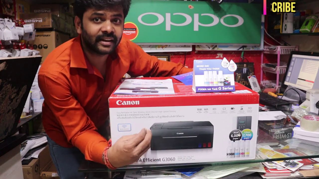 CANON PIXMA G3060 UNBOXING & ALL NEW G SERIES DETAILS IN TAMIL