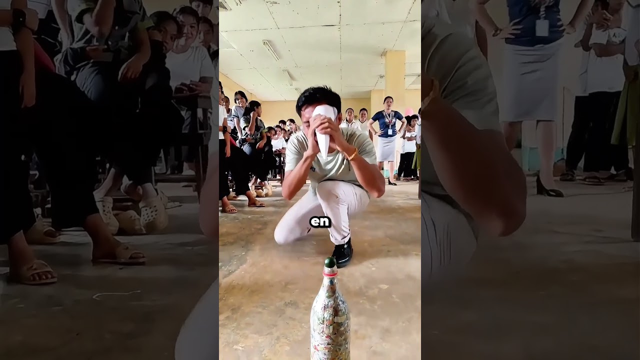 Le pire lancer de balle les yeux bandés de tous les temps ! 😂