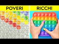 POP IT! POPOLARI VS SFIGATI || Essere Popolari A Scuola Situazioni Buffe Con 123 GO! SCHOOL