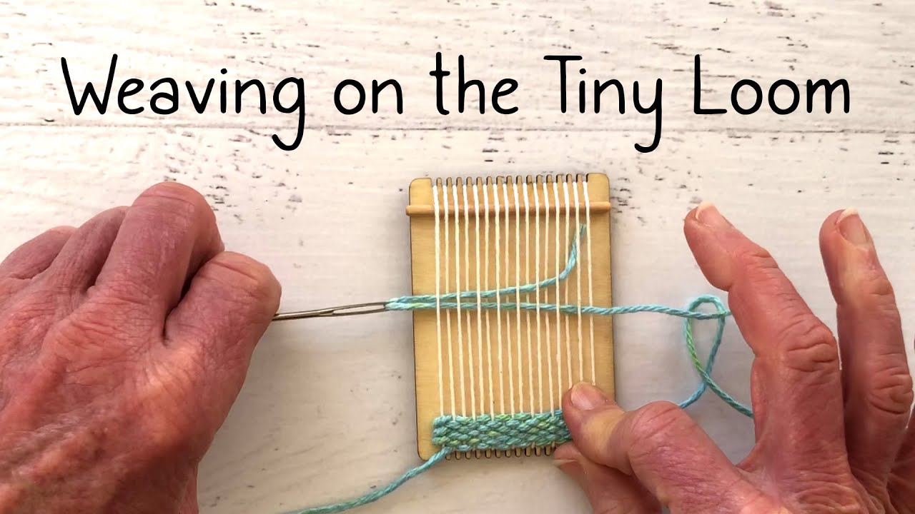 How to Weave on a Tiny Loom 