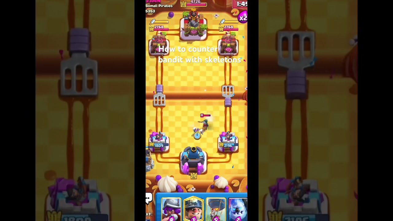 How to counter bandit with skeletons 