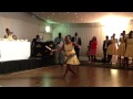 Zambian wedding cake cutting dance