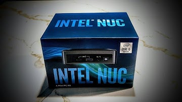Intel NUC 10 uitpakken en installeren - van begin tot eind