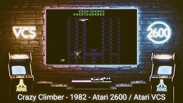 Crazy Climber - 1982 - Atari 2600 ( Atari VCS )