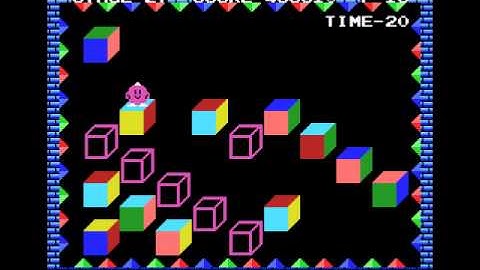 MSX QBert Full Game Play
