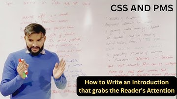 How to Write an Introduction that grabs the Reader