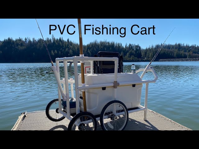 PVC Fishing Cart, full DIY video (off road setup) #FishingCart