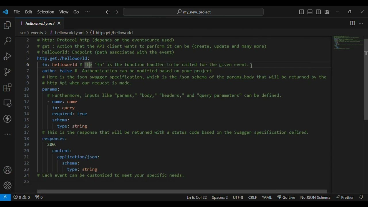 Get a quick understanding of Event Schema  in Godspeed.