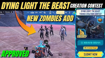 DYING LIGHT THE BEAST THEME CREATION CONTEST PUBG MOBILE | WOW MAP NEW ZOMBIES ADD CREATION CONTEST