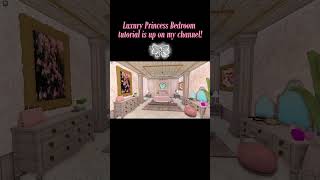 BLOXBURG Luxury Princess Bedroom #roblox #bloxburg #welcometobloxburg