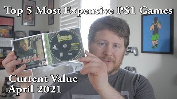 Top 5 Most Expensive Playstation 1 Games - Lucious T
