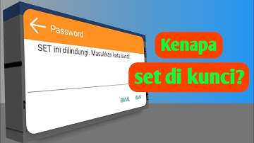 Kenapa set dikunci? - TUTORIAL ORG 24