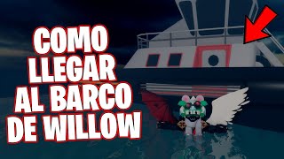 ¡TRUCO! te ENSEÑO como ENCONTRAR el (BARCO de WILLOW) en PIGGY  ya puedes NADAR en PIGGY ROBLOX