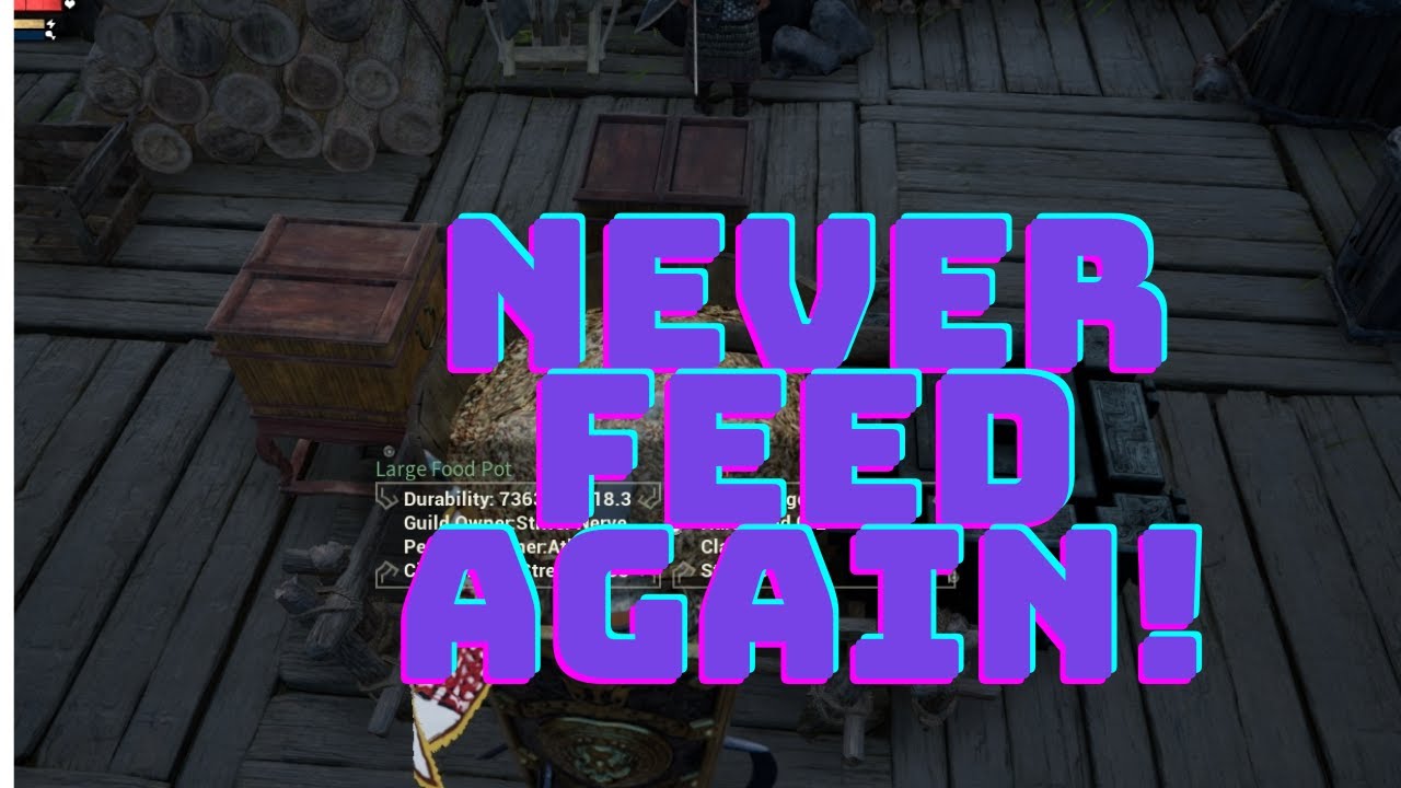 Myth of Empires! How to use the Food pot Properly! YouTube