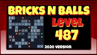 Bricks N Balls Level 487                No Power-Ups