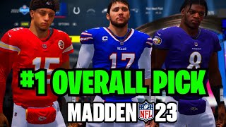 How to get the FIRST OVERALL Pick everytime in Fantasy Draft in Madden 23 Franchise Mode!