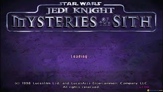 Star Wars: Jedi Knight - Mysteries of the Sith gameplay (PC Game, 1998)