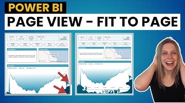 Power BI Page View -  Fit to page  - No more scrollbars