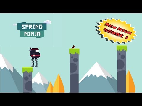 Spring Ninja - HIGH SCORE | iOS HD Gameplay