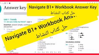Navigate B1  Workbook Answer Key