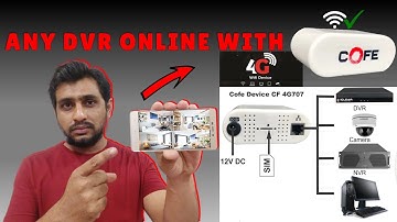 any dvr online configuration | cofe device dvr configuration | cofe 4g outdoor router for any sim