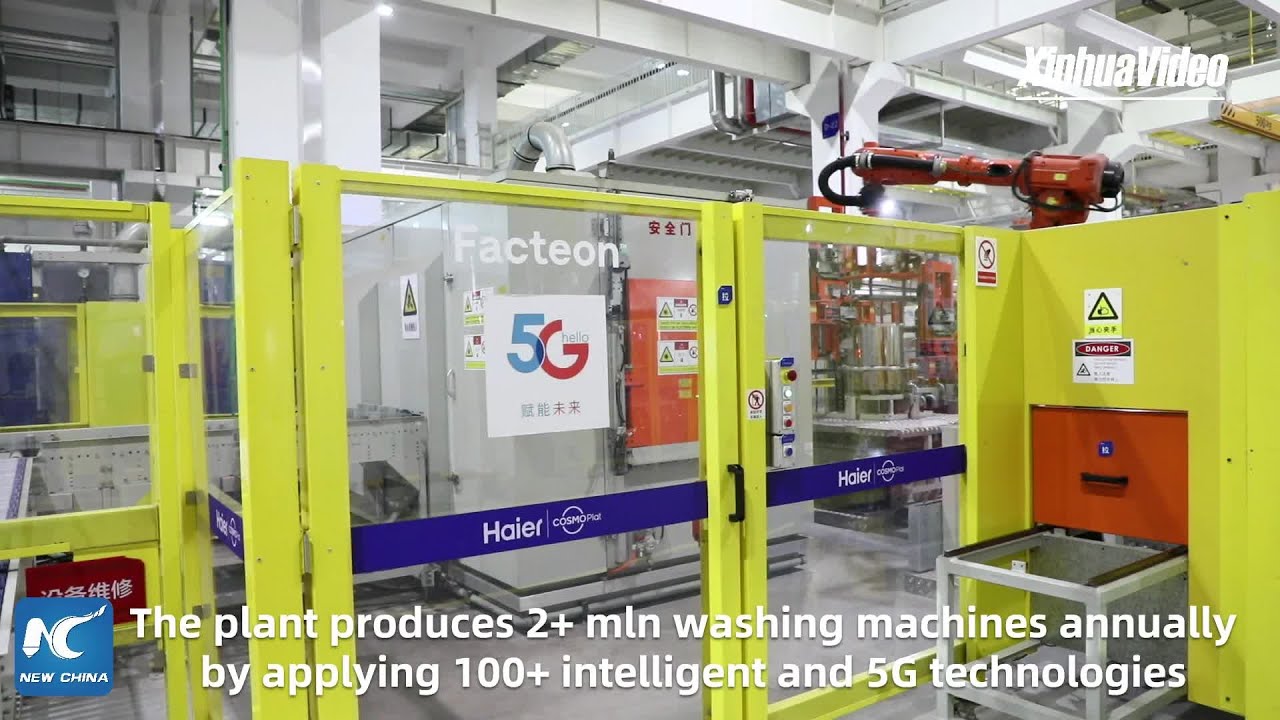 How 5G and AI change washing machine production in China