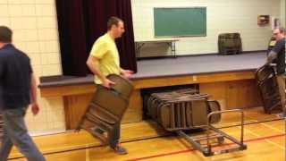 Chair Stacking 101 - A Fake Product to Solve a Real Problem!