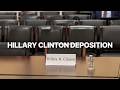 BREAKING: Exclusive Footage of Hillary Clinton's Empty-Chair Deposition on Epstein Investigation