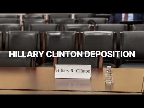 BREAKING: Exclusive Footage of Hillary Clinton's Empty-Chair Deposition on Epstein Investigation