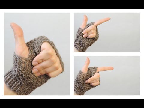 Как связать митенки на двух спицах | ANNETORIUM knits