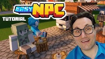 How to Add NPC Characters in Minecraft with EasyNPC Mod!