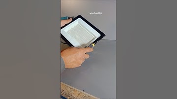 #Tips How to remove glass from LED floodlight.#shorts #diy