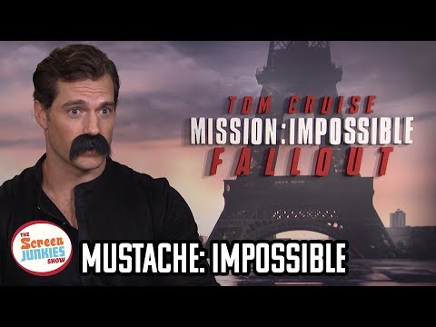 We Mustache Henry Cavill Some Mission: Impossible Questions