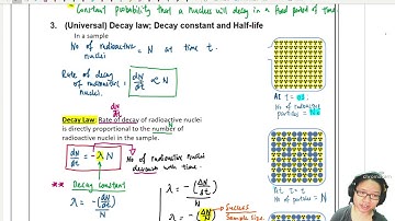 23.3a [BONUS]  First-order Differential Equation to Decay Law | A2 Nuclear | Further Physics
