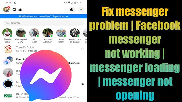 Fix messenger problem | Facebook messenger not working | messenger loading | messenger not opening