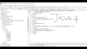 Lab1_Java4_Lớp 2_Spring2024 chạy dự án đơn giản trong serverlet