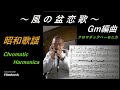 風の盆恋歌 (Gm)バラード~ボサノバで編曲(昭和歌謡)70歳じいじ オリジナルアレンジ 【クロマチックハーモニカ】
