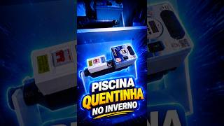 Piscina aquecida no outono e inverno #shorts