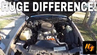 85 Monte Carlo engine bay clean up and distributor upgrade. How to time your small block Chevy