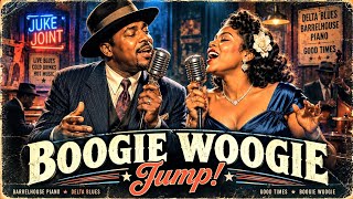 Boogie Woogie Jump 🔥 | Fast Barrelhouse Piano & Wild Harmonica | Juke Joint Blues