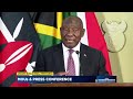 MoUs & Press Conference, Union Buildings, Pretoria