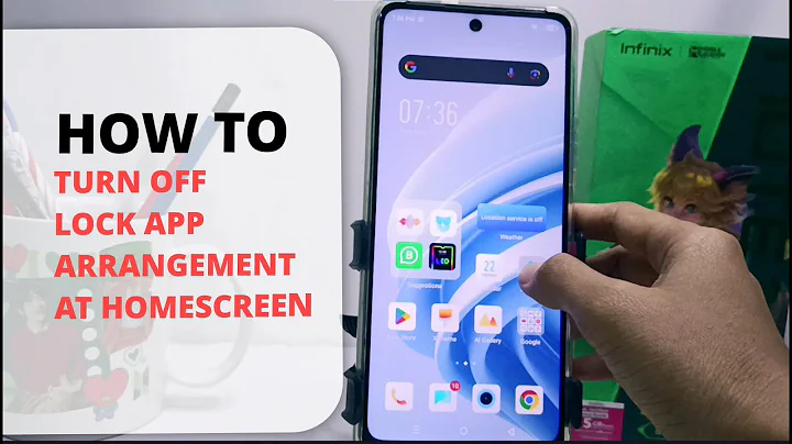 How To Turn Off Lock Home Screen Layout In Infinix Note 30 NFC/Note 30 Pro