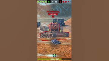 Thumbnail of Smasher vs KV-2 Who will Win? #shorts wot blitz
