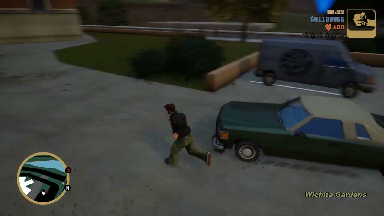 GTA III RC Bandit Platform 9 3/4 Glitch (during 