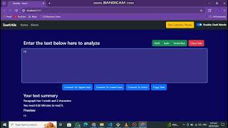 Building a TextUtils React App with Dark Mode and Dynamic Themes | Web Project