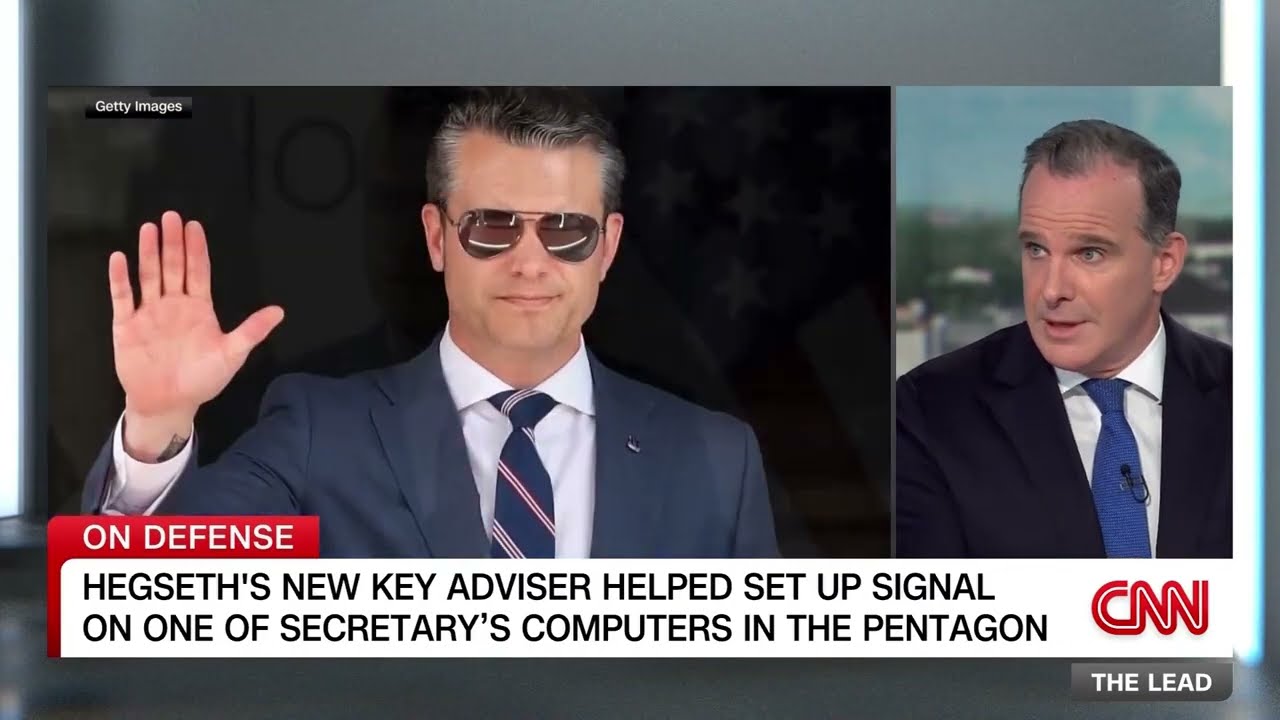 Adviser reportedly favored by Hegseth helped set up Signal on one of DOD chief's Pentagon computers