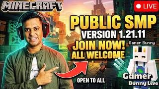 🔴  LIVE Minecraft SMP Survival With Subscribers (Java &amp; Bedrock) | IP in Chat! #minecraft