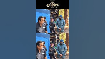 Brahmanandam Vs Mohan Babu Fun🤣😁at #Kannappa Movie Sets #ManchuVishnu #Prabhas