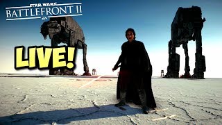 STAR WARS BATTLEFRONT 2 LIVE! - New Skin Challenges Best HERO Gameplay