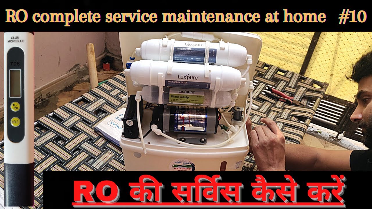 R O repairing easy steps | complete service maintenance at home | RO की सर्विस कैसे करें.
